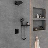 Душевой комплект термостатический встраиваемый, двухрежимный цвет черный VSFW-3I21T1RMB VINCEA