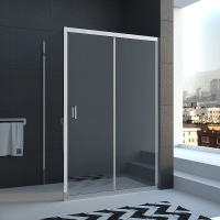 Душевой угол раздвижной прямоугольный RV040-150100-01-C1 1500х1000х1850 Цвет профиля Хром Стекло Прозрачное Veconi