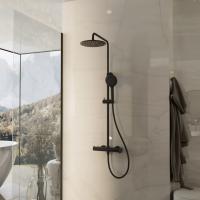 Душевая стойка 2-х функциональная   цвет черный VSFS-1R0MB VINCEA