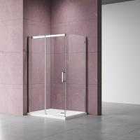 Душевой уголок квадратный/прямоугольный VSR-4D1014CL 1400x1000x2000 профиль хром стекло прозрачное VINCEA