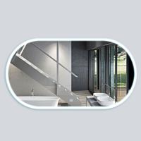 Зеркало LED VLM-2K100 500х1000 c сенсорным выключателем и диммером, , шт Vincea