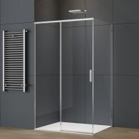 Душевая уголок прямоугольный VSR-3SO29010CL 1300х800x1950 профиль хром стекло прозрачное VINCEA