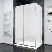 Душевой угол раздвижной прямоугольный RV055M-11090-07-C8 1100х900х1950 Цвет профиля Хром Стекло Матовое Veconi