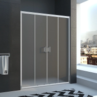 Душевая дверь раздвижная  VN45-170-02-19C1  профиль Хром стекло Pear Veconi