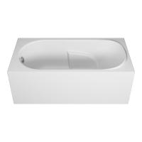 Ванна акриловая встраиваемая 1500x750x470 белый VBT-2A150-LG VINCEA