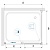 Душевой уголок RGW PA-76 (PA-016 + Z-050-2) прямоугольный  140* 80*195 35087648-11 профиль Хром стекло Прозрачное 6 мм RGW