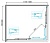Душевой уголок прямоугольный DUE-AH-2-120/80-C-Cr 1200x800x1900 BelBagno